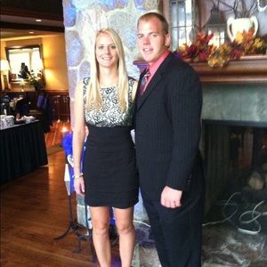 Black with lace Express dress